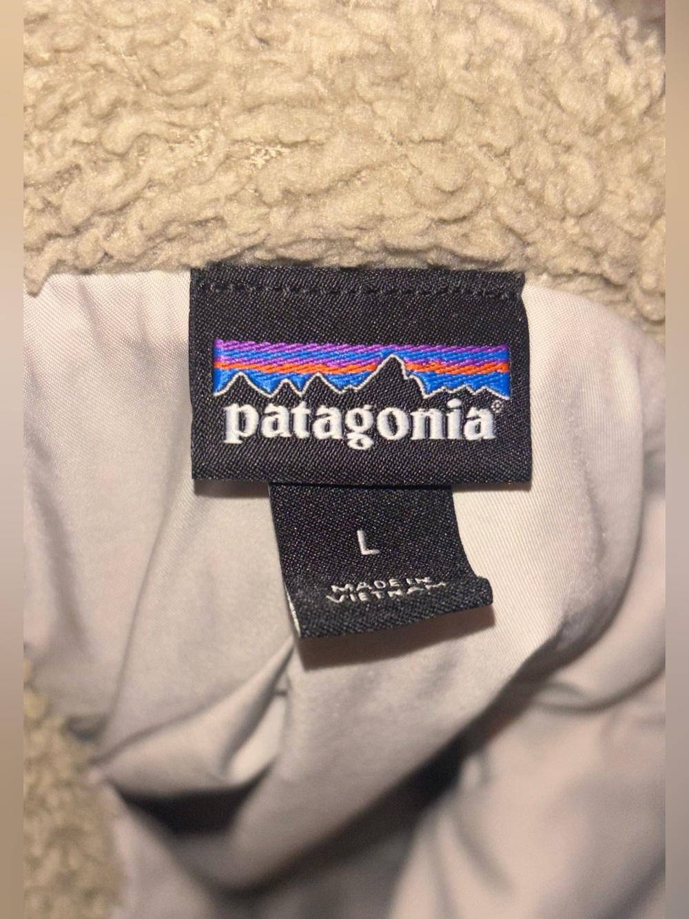 Patagonia Women's Los Gatos Fleece Tan Vest Size: Large - Picture 5 of 6